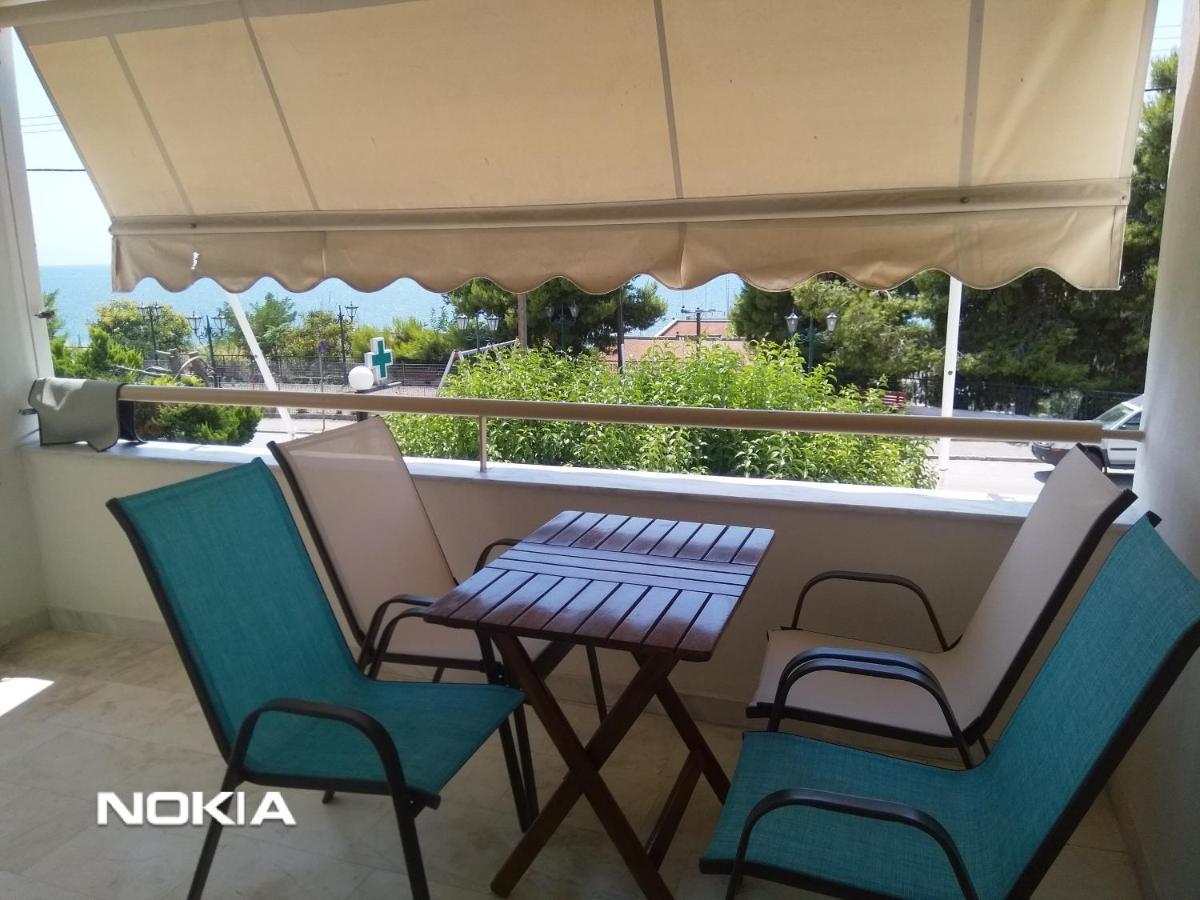 Seaview To Olympus, Sunny, Cosy Apartment Неа Миханиона Екстериор снимка