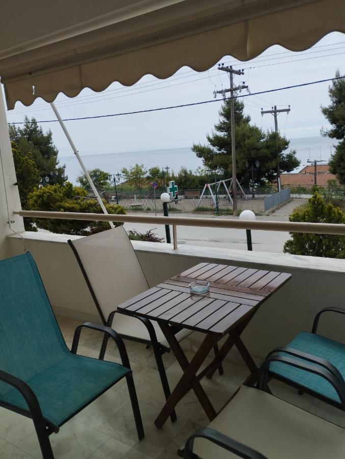 Seaview To Olympus, Sunny, Cosy Apartment Неа Миханиона Екстериор снимка