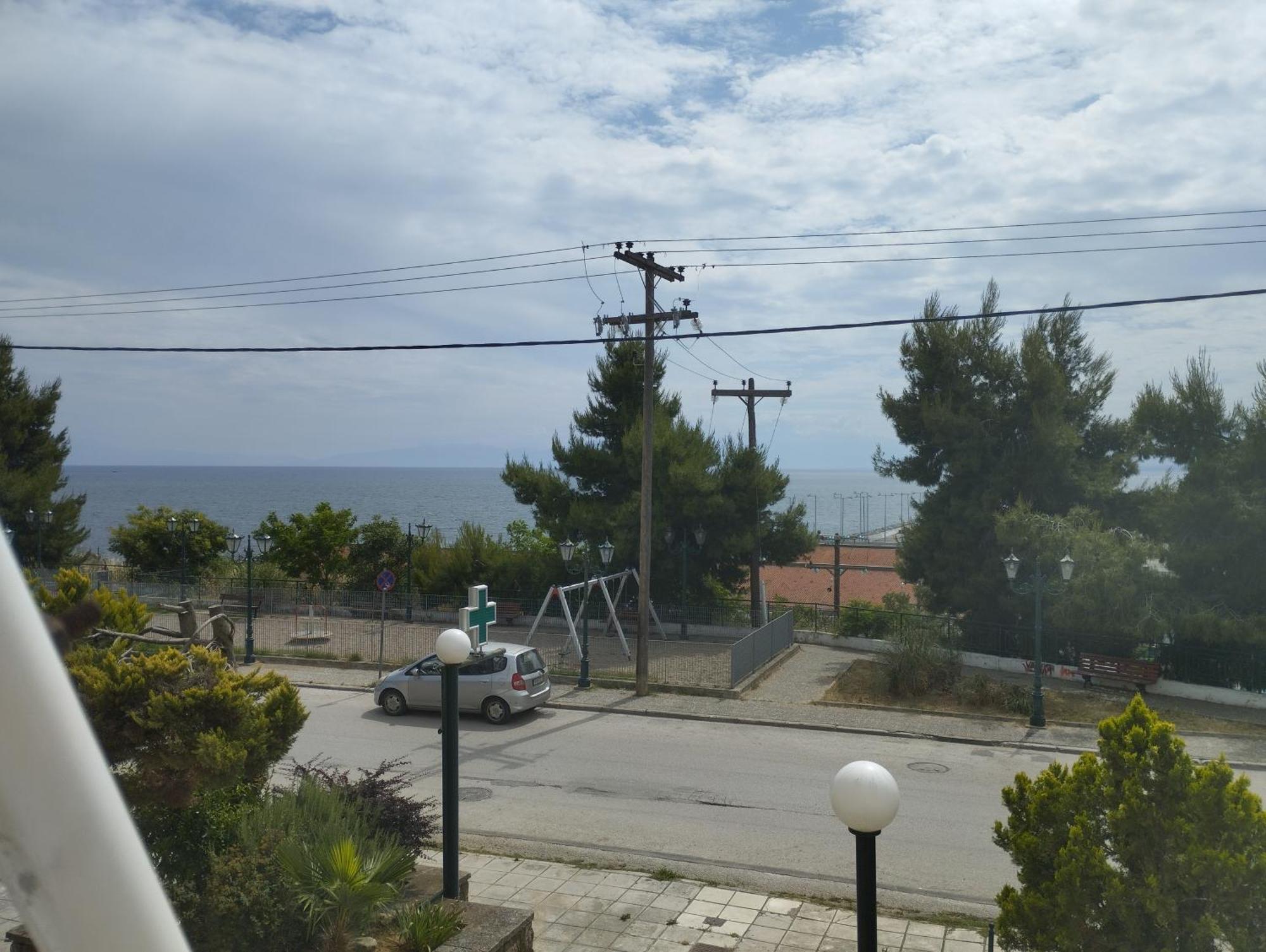Seaview To Olympus, Sunny, Cosy Apartment Неа Миханиона Екстериор снимка